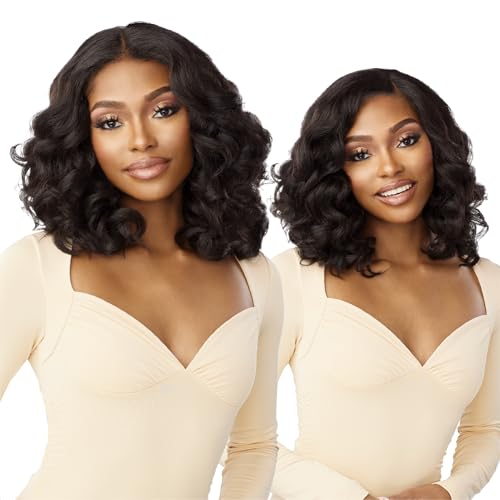 Sensationnel What Lace 13X6 Wigs - Samira Lacefrontal Hand Tied Glueless Synthetic With Natural Density Preplucked Hairline (BALAYAGECOPPER)