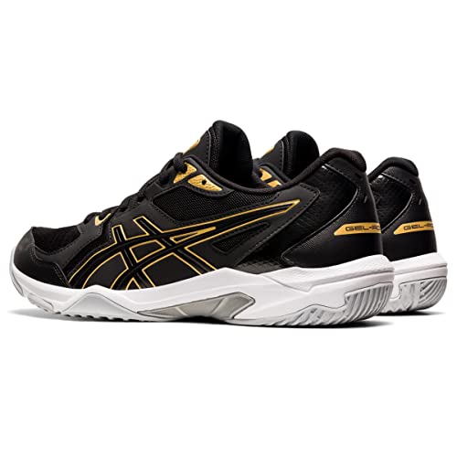 Asics Men's Gel-Rocket 10 Indoor Court Shoes, 11, Black/Pure Gold #TOP2