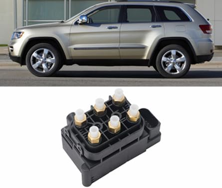 SHOWSEN68087233AA Air Suspension Compressor Solenoid Valve Block Compatible with Jeep Grand Cherokee 2011-2017