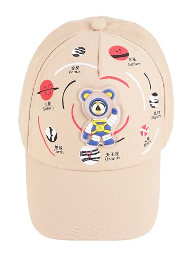 Image of PASSION PETALS Summer Dino Rockstar Baseball Cap for Kids Boys and Girls 2-4Years