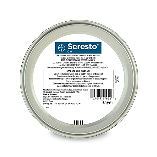 Seresto Flea and Tick Collar for Cats, 8-Month Flea and Tick Collar for Cats - Image 3