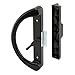 Prime-Line C 1238 Sliding Door Cam Latch, Reverse Hook, 4-15/16 In., Black (Single Pack)