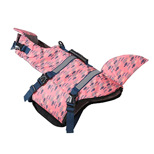 Qukaim Chaleco de flotación para mascotas, transportador para perros y gatos pequeños, transpirable y cómodo, para viajes al aire libre, rojo, chaleco salvavidas para perros de gran tamaño, natación