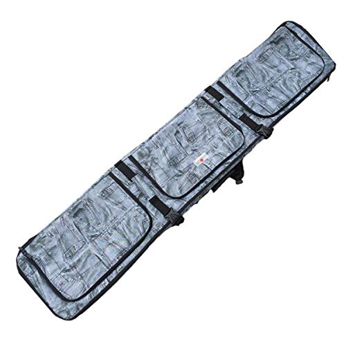 UNISTRENGH Padded Snowboard Bag - Travel Bag for Skis, Single Snowboard and Snowboard Boots (Without Wheel, 156cm)