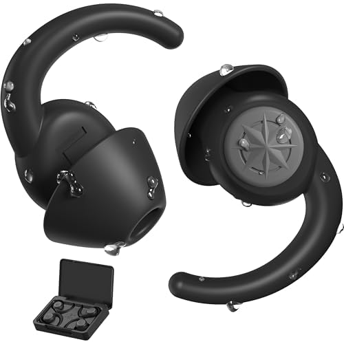 Ear Plugs for Sleeping - NRR33dB Noise Reduction Earplugs for Sleep?Snoring Blocking, Travel?Ideal for Side Sleepers?2 Pairs of Soft Reusable Washable Silicone Ear Plugs for Sleep?Black