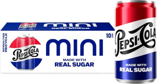 Image of Pepsi Real Sugar Mini Cans, 7.5oz 10pk (Pack of 5)