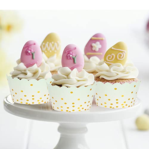 50 Pcs Colorful Greaseproof Paper Baking Cups Large 5 Oz Cupcake Paper Liners Disposable Muffin Cases Cupcake Holders Containers For Wedding Party Festival Graduation Party (D) #TOP3