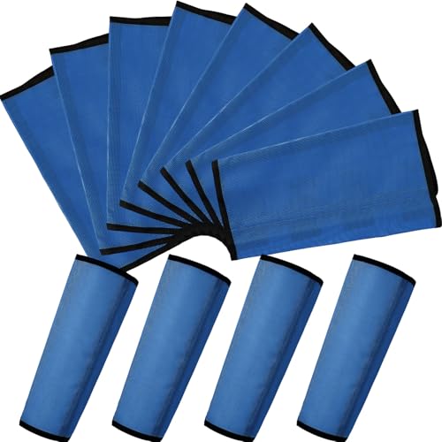 Image of Jexine Set of 8 Mesh Fly Boots for Horse Loose Fitting Non Slip Breathable Horse Fly Leggings Protective Reduces Stress Leg Fatigue Wraps for Preventing Flies Mosquitoes Bite