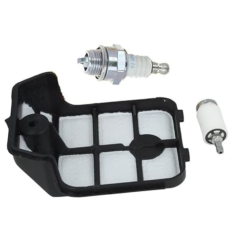 JUIYU Kit de serviço de filtro de motosserra de pátio, gramado e jardim para filtro de combustível p
