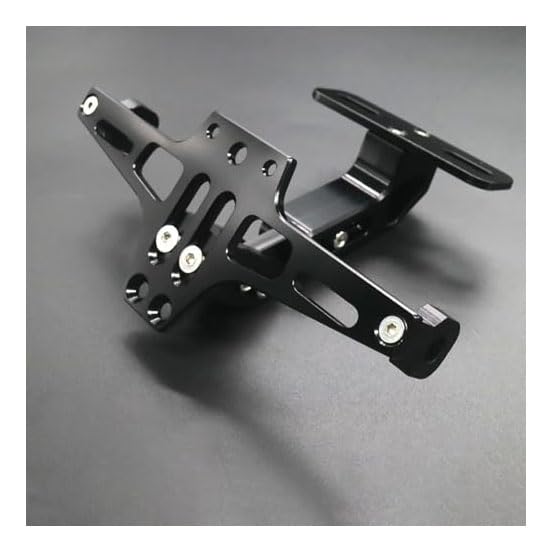 nlwopf Portamatriculas Moto, para H-Onda CRF 300 L Rally 2021 2022 CRF300 300L, Marco Matricula Moto Ajustable Soporte Placa de Matrícula Accesorios,A