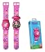 Kids Licensing | Orologio digitale bambini | Orologio Peppa Pig | Multicolore | Orologio da polso per bambini | Apprendimento | Congelato | Quattro pulsanti | Orologio semplice per bambini