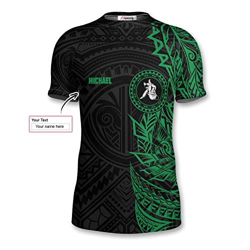 PRIMESTY BJJ Jiu Jitsu Rash Guard - Custom Short Sleeve Rash Guard Compression Shirt for No-Gi & MMA, Size XS-3XL4