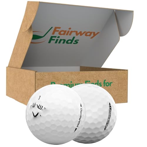 Fairway Finds for Callaway Mix Lake Balls – Premium Used Lake Balls Grade A/Pearl for Callaway Supersoft Golf Balls Recycled Golf Balls for Practice & Play - 20 pack