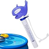 Ketunedi 水温チェッカー | アニメキャラクター プール用 水温計 - 防水 お風呂 アクセサリー 紐付き 見やすい 温度モニター 子供向け