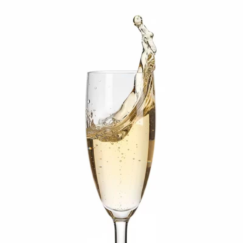Image of PrimeWorld Italian Premium Stylish Wine Glasses Set of 6 - 180ml | Elegant Stemmed Champagne & Wine Glassware with Long Stem for Parties, Dining & Celebrations