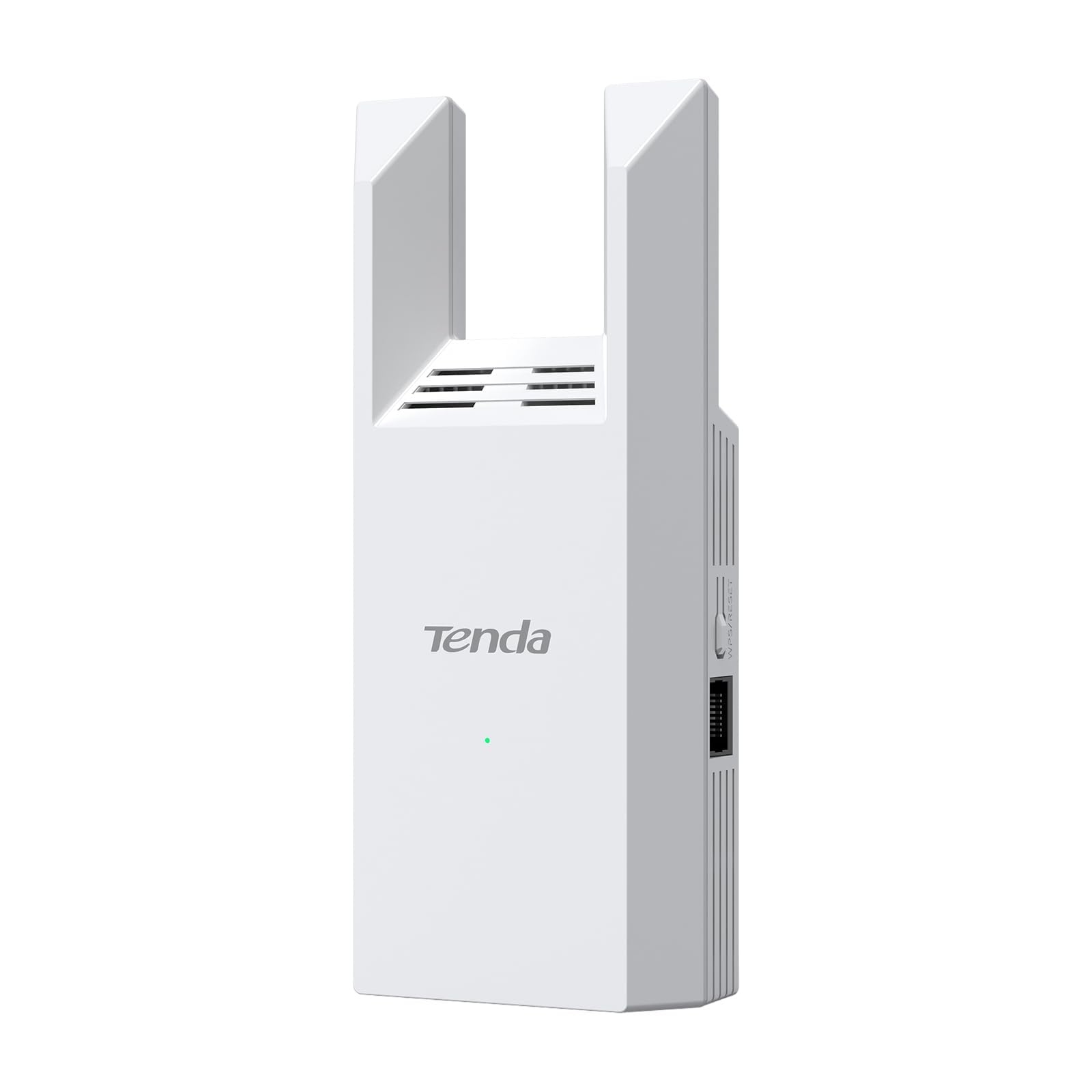 Tenda Wzmacniacz WiFi AC1200, dwuzakresowy wzmacniacz z portem Ethernet, WiFi Extender i punktem dostępu, zasięg do 150 m², wskaźnik LED, WPS, sterowanie aplikacją (A18)