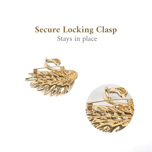 Image of Elegant Rhinestone Swan Brooch for Women, Crystal Swan Lapel Pin for Coat Jacket Scarf, Fashion Jewelry Gift for Mom Wife Girlfriend Birthday Anniversary Christmas