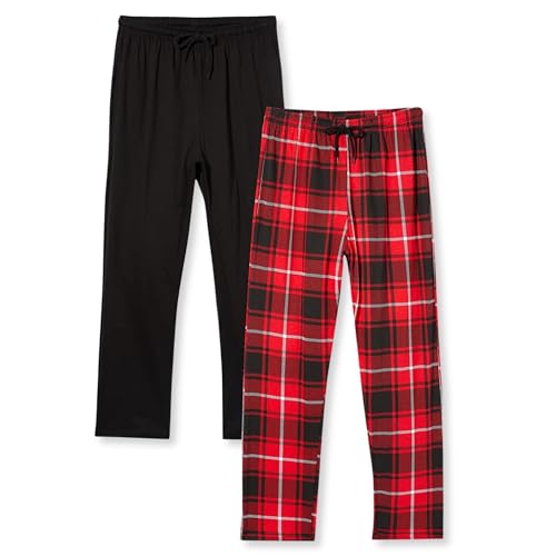 FM London pijama para hombre paquete de 2 - Pantalones de pijama ligeros para hombre, ropa de dormir y ropa de dormir, Multicolor (Colores Surtidos), XL