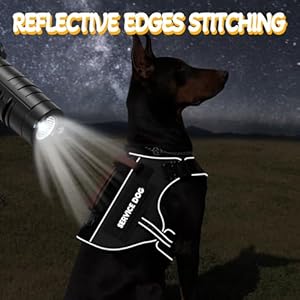 Service-Dog-Vest-HEYCAHVA-Tactical-Dog-Harness-Full-Metal-Buckles-Dog-Vest-for-Large-Medium-Dog-Reflective-No-Pull-Dog-Harnesses-Vest-with-Leather-Handle-Hook-Loop-for-Hiking-Training-Black-L - Cucciolini Doodles   Service-Dog-Vest-HEYCAHVA-Tactical-Dog-Harness-Full-Metal-Buckles-Dog-Vest-for-Large-Medium-Dog-Reflective-No-Pull-Dog-Harnesses-Vest-with-Leather-Handle-Hook-Loop-for-Hiking-Training-Black-L