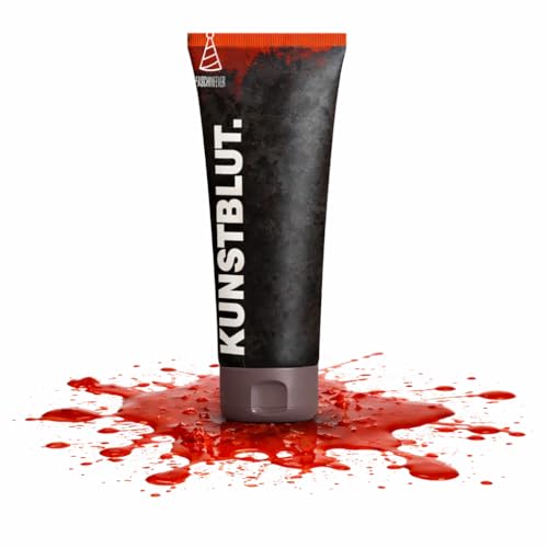 50 ml de sangre - lavable y totalmente realista - Pintura corporal falsa para maquillaje - Sangre falsa para disfraces - Halloween y Carnaval