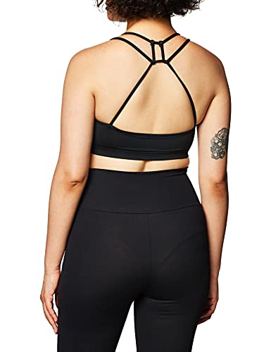 Nike W NK DF Indy Strpy brassière de sport respirante sans rembourrage