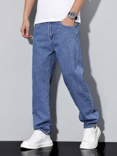 Image of RAGZO Relaxed Fit Mid Rise Jeans Pant for Men