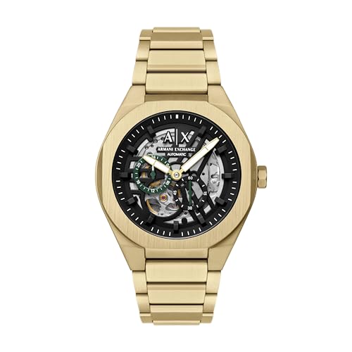 Listado de Reloj Armani Exchange Dorado los preferidos por los clientes. 46 Reloj para hombre Armani Exchange AX4194 Street de acero inoxidable en color dorado