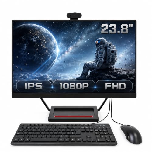 Image of All-in-One PC 23.8 inch IPS, Wireless Charging Base & Webcam