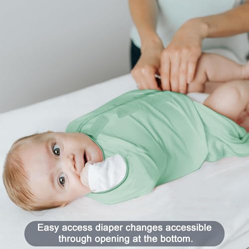 Image of Soft Stretchable Baby Blankets for Newborn Comfortable Cozy Ollie Adjustable Swaddle for New Born Baby Swaddle Wrap Cloth (Pack of 1) Green