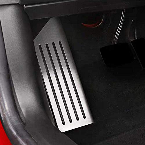 Yorten Conjunto de almofadas de pedal antiderrapante e acelerador e apoio para os pés compatível com