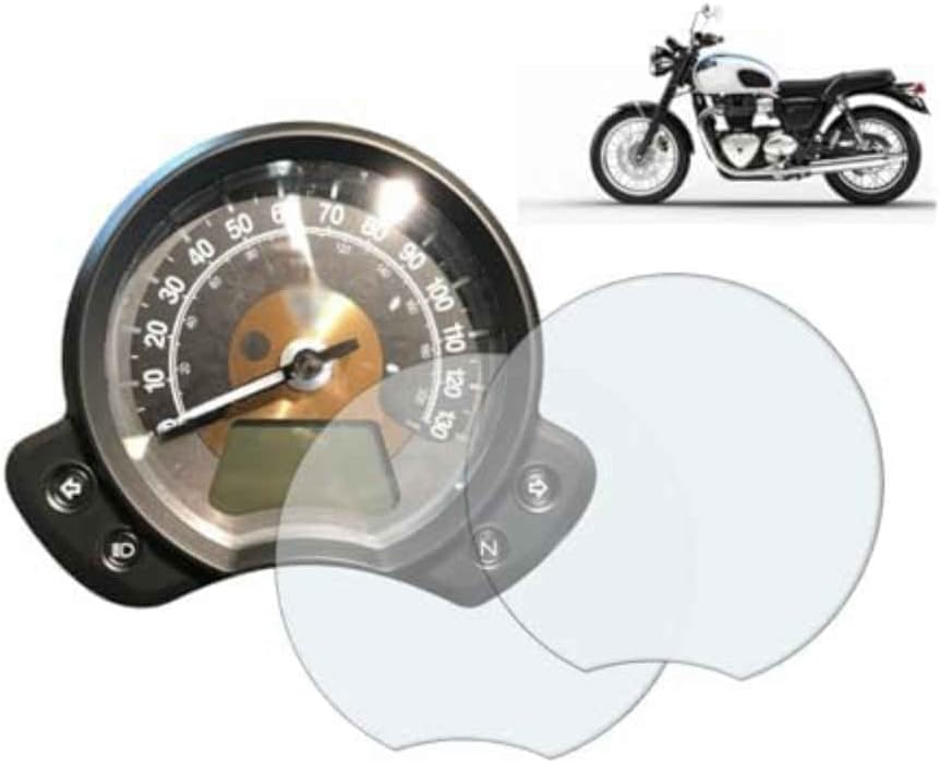 Screen Protector Instrument Film Motorcycle for Triumph STREET TWIN 900 2017 2018, Scratch Cluster Dashboard Protection Replacement Dashboard Protection