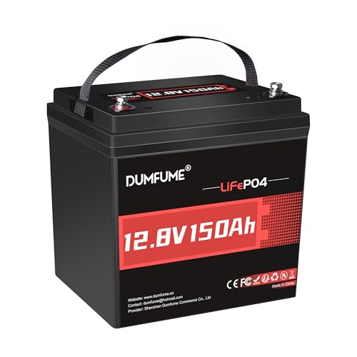 dumfume 12V 150Ah LiFePO4 Battery