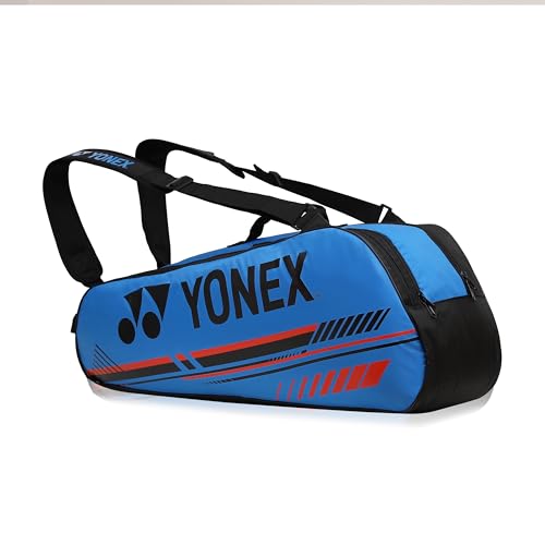 Image of YONEX Badminton Racquet Bag ACE2 1226 BT6 | ACE2 Series Thermal Lining Compartment |Eronomic STRPS |Available as Backpack|Hand Carry |Accessories & 6 Racquet Comaprtment|Wide Shoe Packet