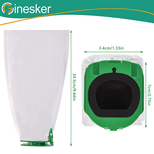 Staubsaugerbeutel für Vorwerk Kobold VB100 10 Stück Staubbeutel mit 2 Motorschutzfilter Filtertüten Ersatzteilzubehör Ersatz Beutel Zubehör für Vorwerk Kobold VB 100 FP100 FP 100 Akku-Staubsauger