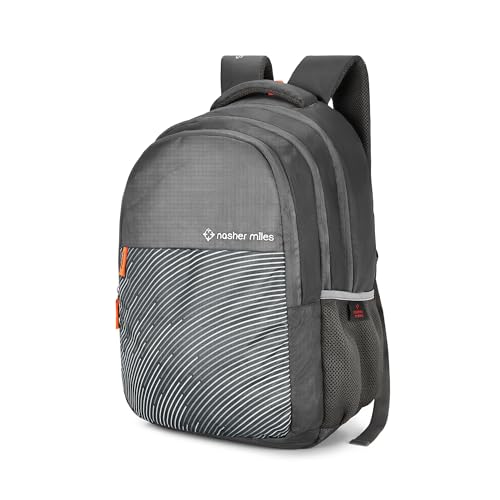 Nasher Miles Wave Backpack for Men & Women |3 compartment/Casual/...