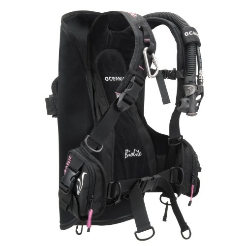 Oceanic New BioLite Travel Scuba Diving BCD - Pink (Size Medium)