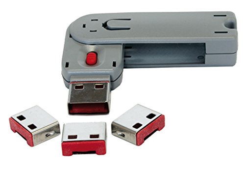 EXSYS-1112-R 4 x USB Schloss 1 x Schlüssel