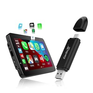 CarlinKit Mini SE CarPlay draadloze adapter, voor fabriek bekabelde CarPlay auto, 2025 Upgrade Plug & Play Draadloze CarPlay Dongle converteert bedraad naar draadloos, ondersteuning Siri, online