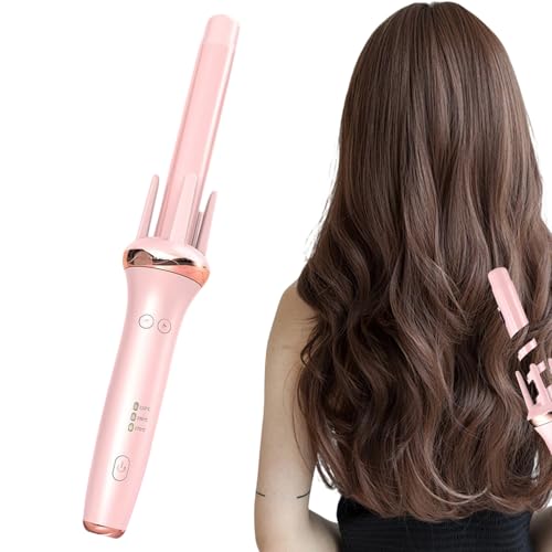 Fer à boucler automatique rotatif pour cheveux avec chaleur ajustable