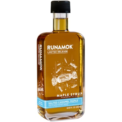 Runamok Maple Salted Caramel Maple Syrup - Authentic & Real Vermo...