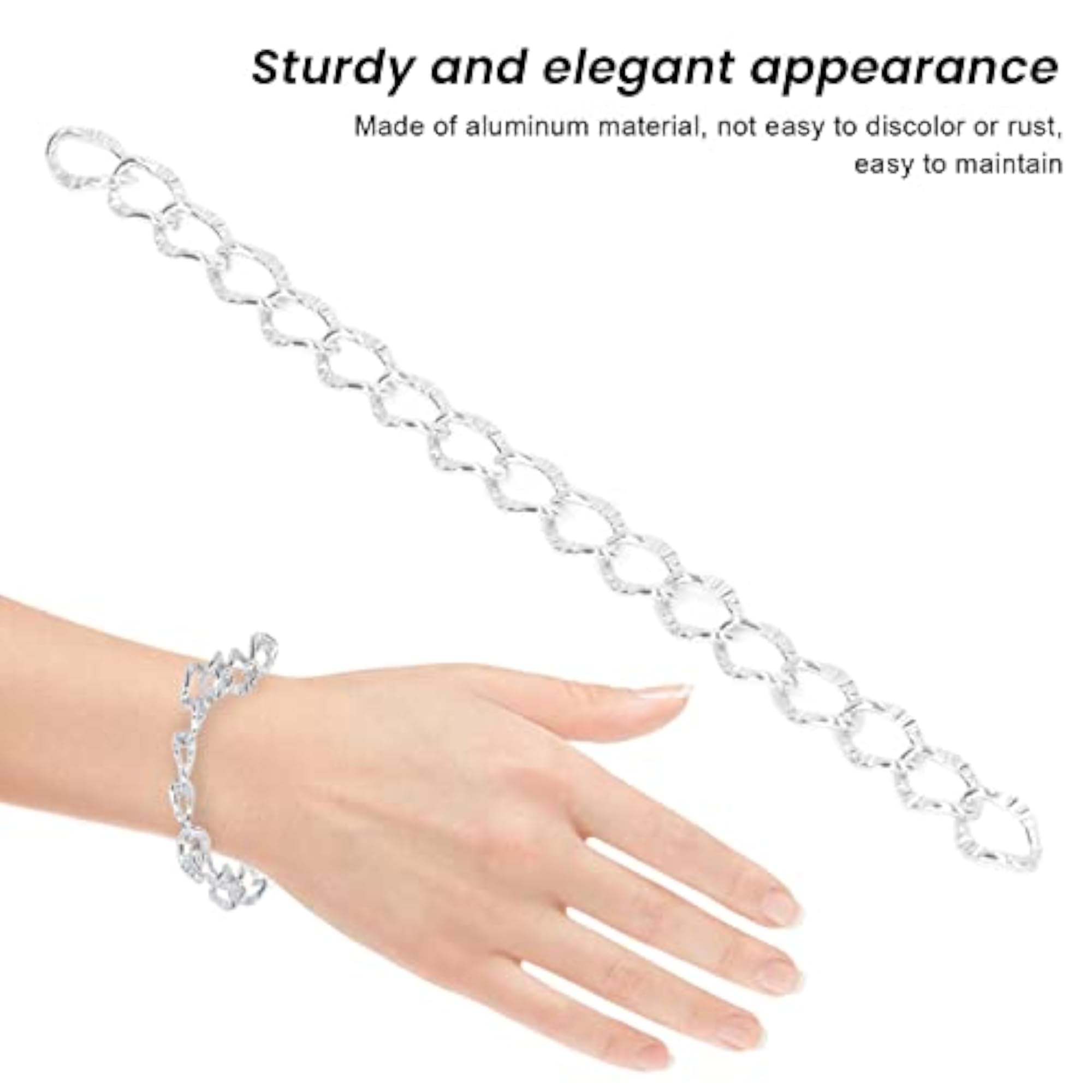 Curb Chain Link Twisted Links Chain Aluminum