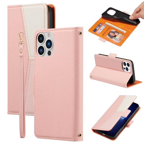 Étui à rabat en cuir iPhone 15 Pro Max pour libérer vos mains