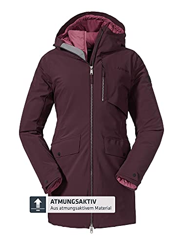 Veste d'hiver respirante Schöffel Parka 3in1 Femme rembourrage éco