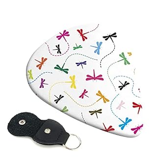 Lot de 6 médiators colorés en forme de libellule pour guitare acoustique, guitare électrique, basse, ukulélé – fins… - Les Beatles, Paul McCartney, John Lennon, RIngo Starr, George Harrison