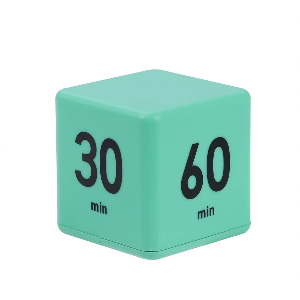 FDEFIRTFG Timer, 1 piece set of kitchen timer electronic cube countdown household tools(Argento)