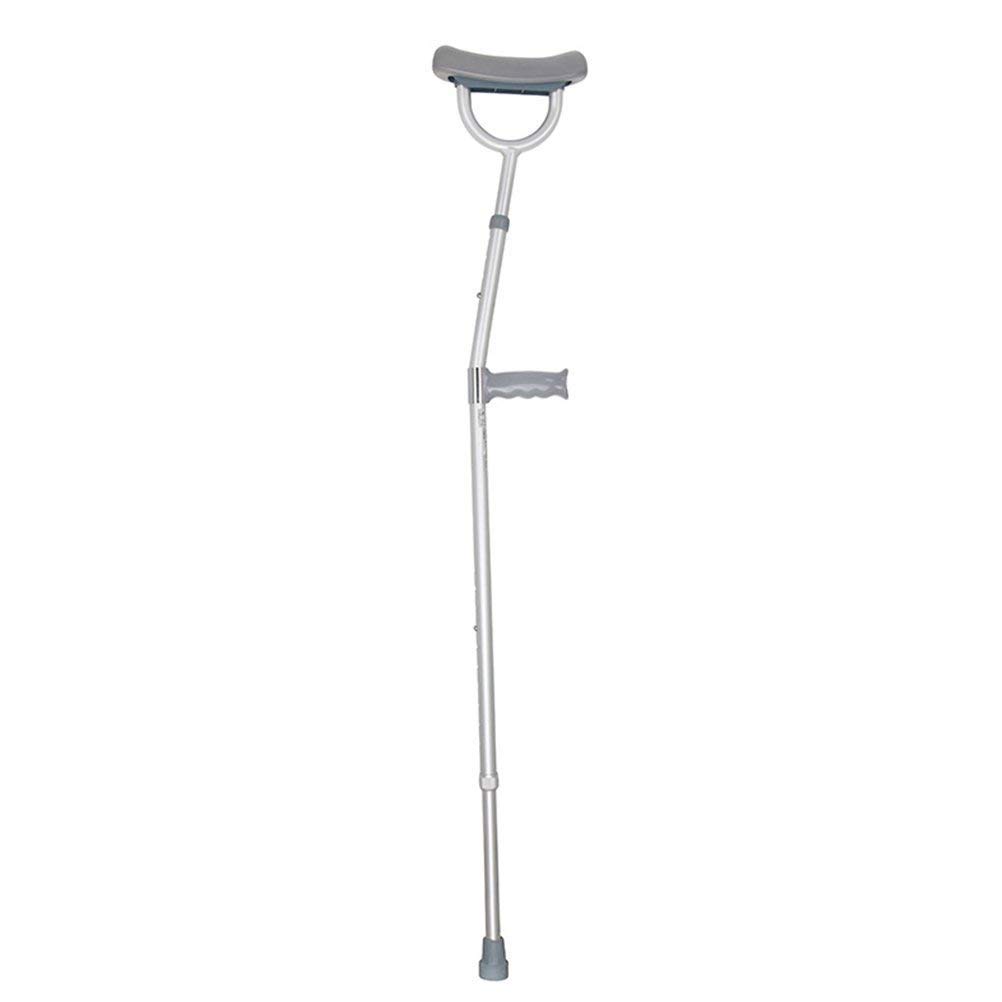 Caminando Bastón Codo Muletas Apoyar Patas Plegable Ajustable Metal Manijas ergonómicas Bajo el Brazo Portátil Ligero y Estable Palillo en el antebrazo Lesión o cirugía (Size : 1 pcs)