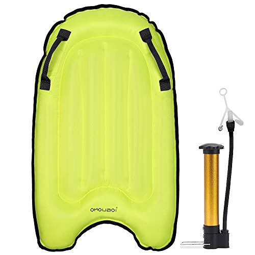 DECDEAL Placa do corpo de surf com bomba portátil inflável piscina flutuador praia placa de bóia de