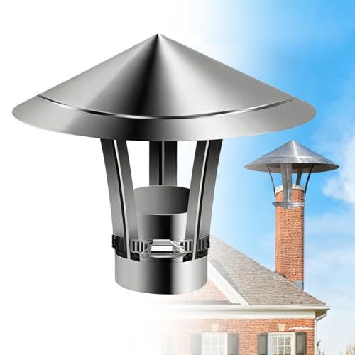 Protection de cheminée durable en acier inoxydable à cône supérieur