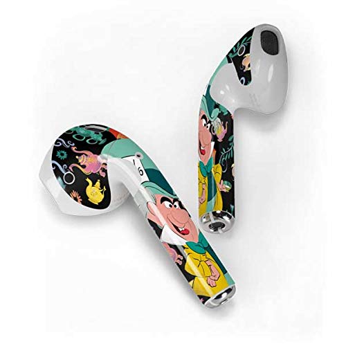 Skinit Decal Audio Skin Compatible with Apple AirPods - Officially Licensed Disney Alice in Wonderland (Animated) The Mad Hatter Design