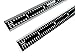 Benchmark Tools 466583 Flexible 6 Inch 5R Machinist Rule with 1/10, 1/100, 1/32 and 1/64 Markings Tempered Stainless Steel Zero-Glare Black Chrome Finish Conforms to EEC-1 Accuracy Standards (1)